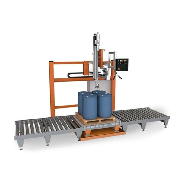 Stroj na plnění tekutin v bubnu 200 l